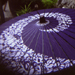 内子の町の和傘の写真です