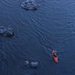 四万十川を下るカヌーの写真です